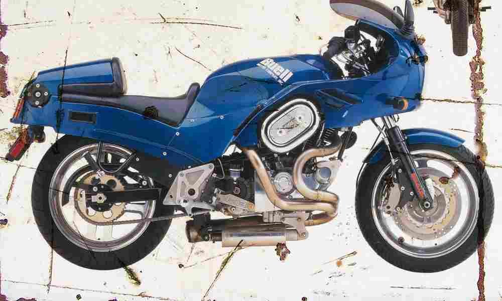 Buell RS1200 1989 Aged Vintage A4 Photo Print