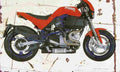 Buell S1 Lightning 1998 Aged Vintage A4 Photo Print
