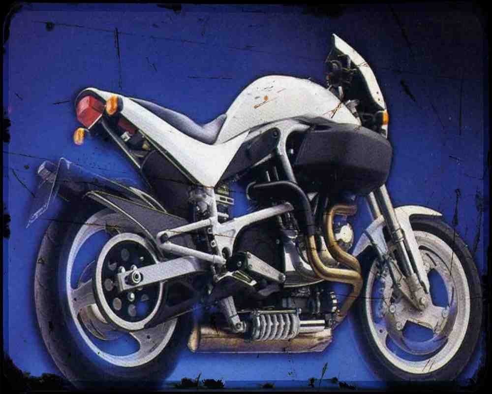 Buell S1 White Lightning 2 Motorbike Vintage Aged A4 Photo Print