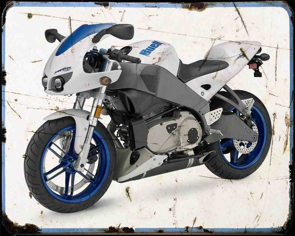 Buell Xb12R Firebolt 08 2 A4 Photo Print Motorbike Vintage Aged
