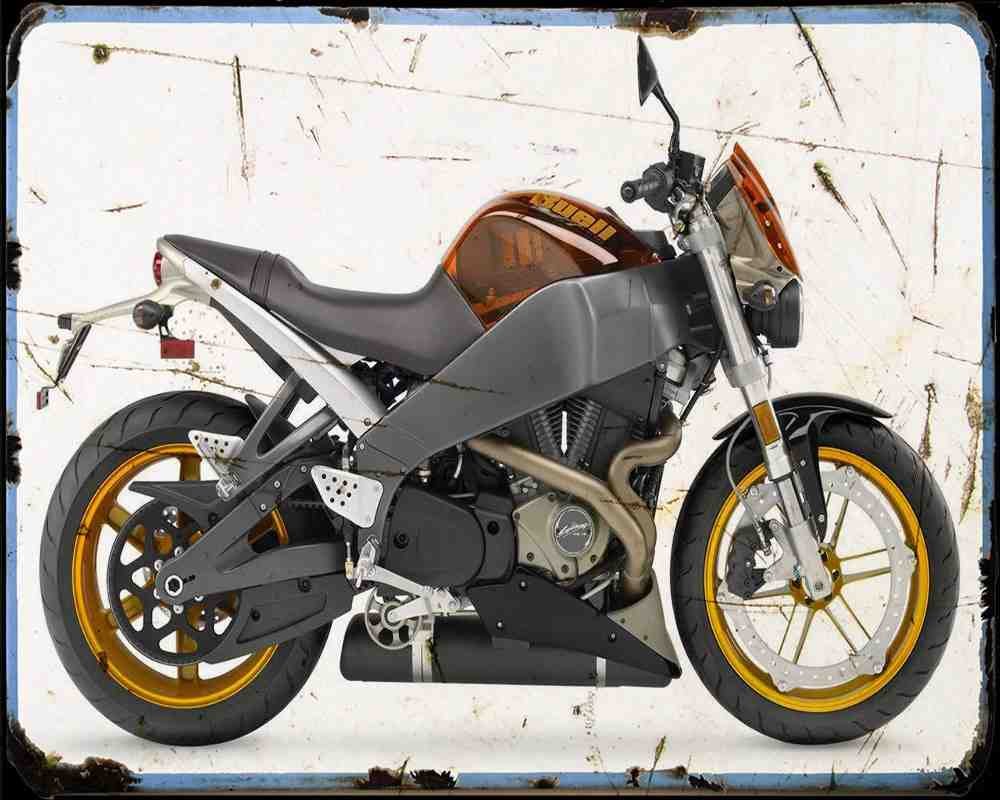 Buell Xb12S Lightning 06 A4 Photo Print Motorbike Vintage Aged