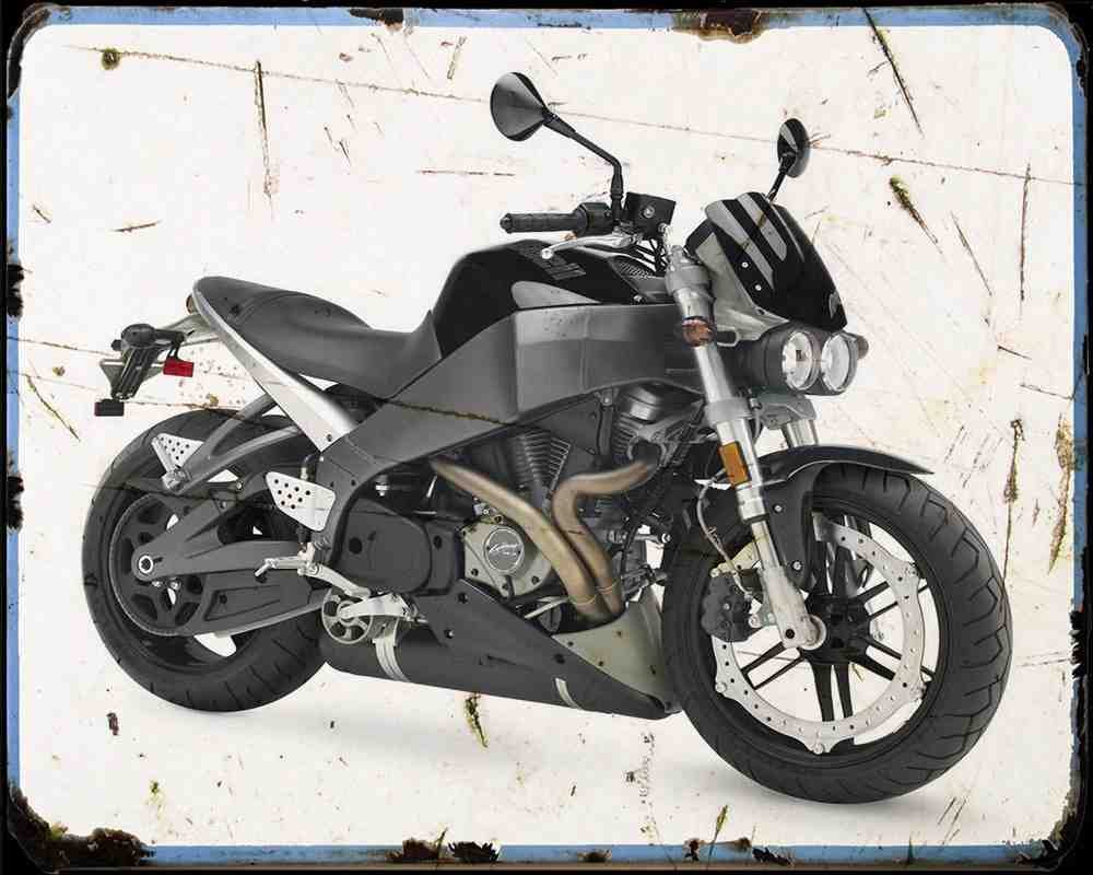 Buell Xb12S Lightning 07 Motorbike Vintage Aged A4 Photo Print