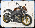 Buell Xb12Scg Lightning 07 Motorbike Vintage Aged A4 Photo Print