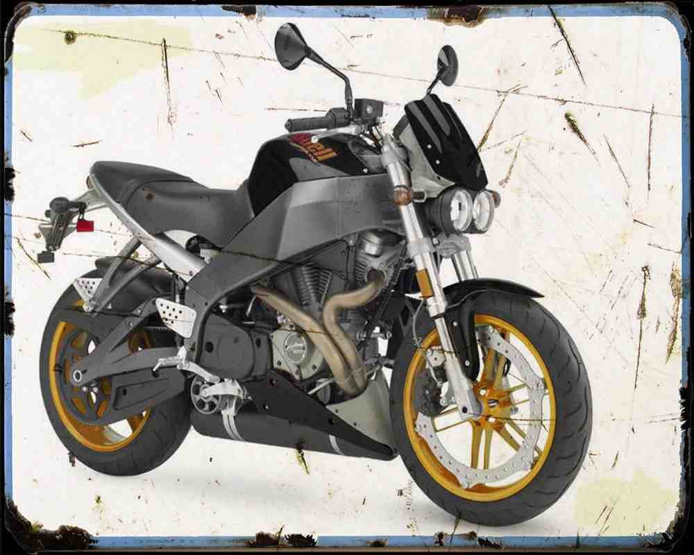 Buell Xb12Ss 06 2 A4 Photo Print Motorbike Vintage Aged