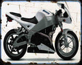 Buell Xb9R 2 A4 Photo Print Motorbike Vintage Aged
