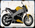 Buell Xb9S 2 Motorbike Vintage Aged A4 Photo Print