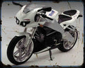 Buell Xb9S 9 A4 Photo Print Motorbike Vintage Aged