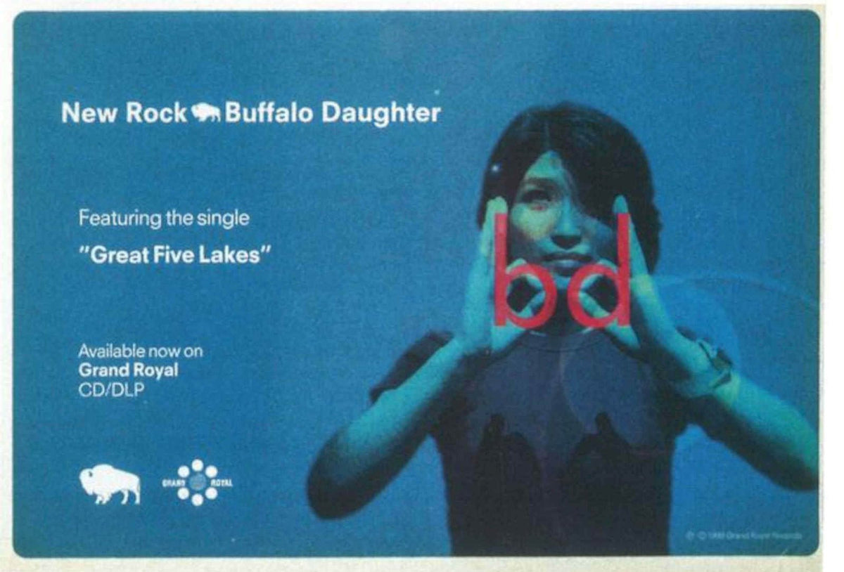 Buffalo Daughter Cd Vintage Retro Advert Poster A4 Photo Print
