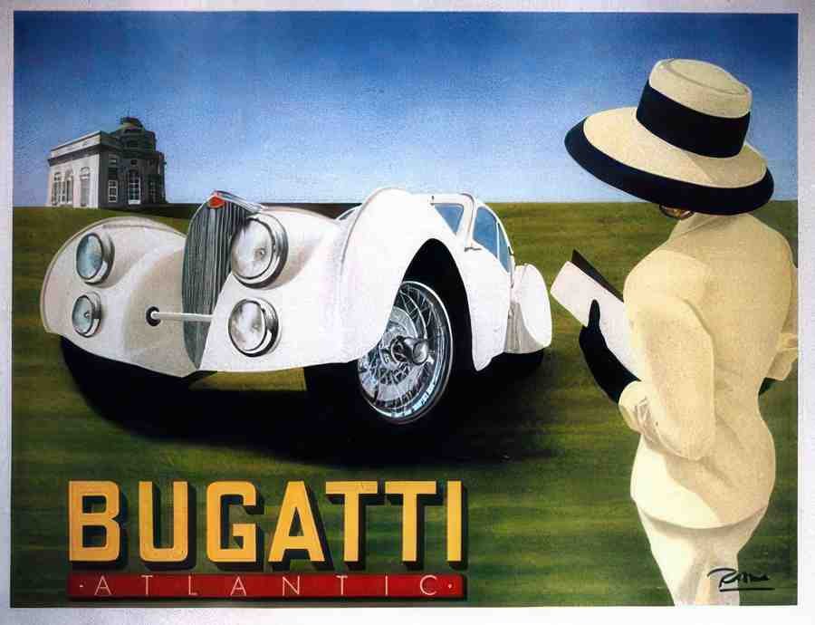 Bugati by Razzia Vintage Advert A4 Photo Print