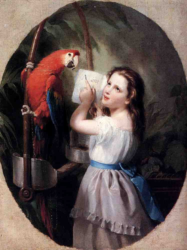 Buhler Fritz Zuber The Lesson A4 Photo Print