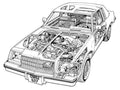 Buick Regal cutaway A4 Photo Print