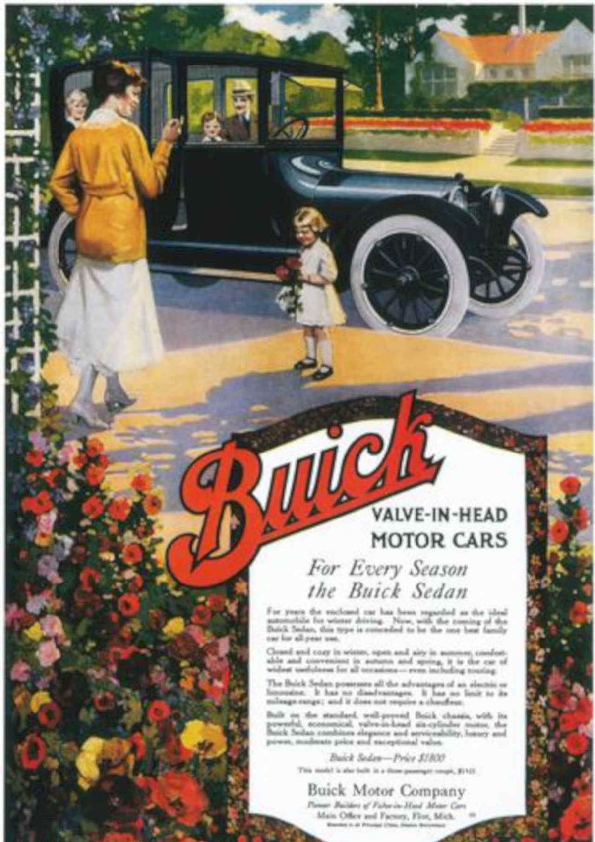 Buick Valve Head 2 Vintage Retro Advert Poster A4 Photo Print