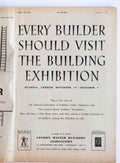 Builder Exhibition 1943 Vintage Retro Advert Poster A4 Photo Print
