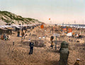 Building Sand Castles Westerland Sylt Schleswig Holstein Germany B Vintage A4 Photo Print