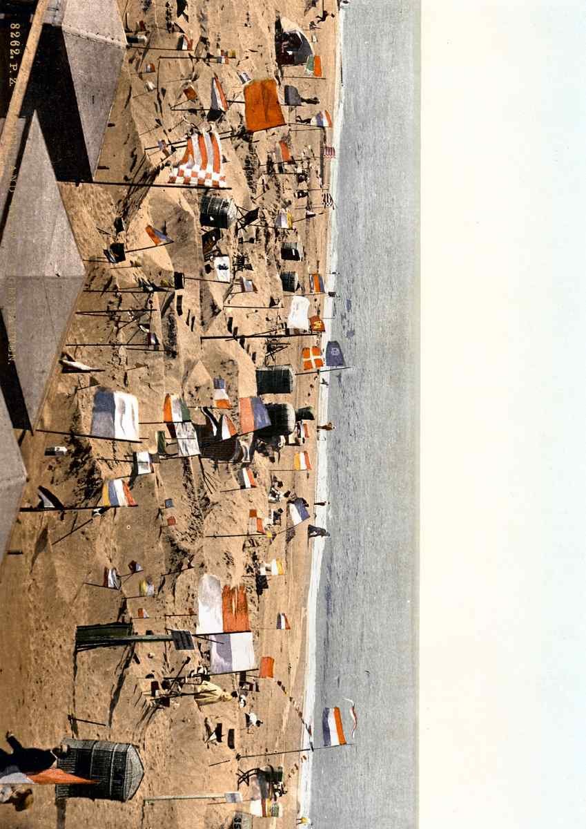 Building Sand Castles Westerland Sylt Schleswig Holstein Germany Vintage A4 Photo Print