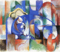 Bull Franz Marc Abstract Art A4 Photo Print