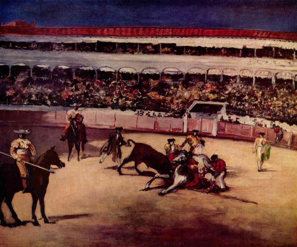 Bullfight Manet A4 Photo Print