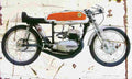 Bultaco 125 Aire 1961 Aged Vintage A4 Photo Print