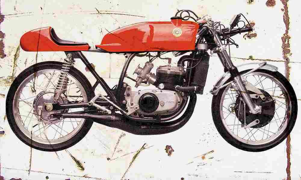 Bultaco 250TSS 1968 Aged Vintage A4 Photo Print