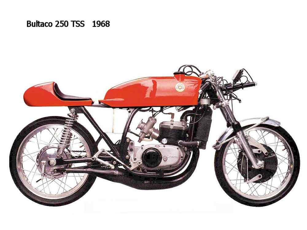 Bultaco 250TSS 1968 motorbike A4 Photo Print