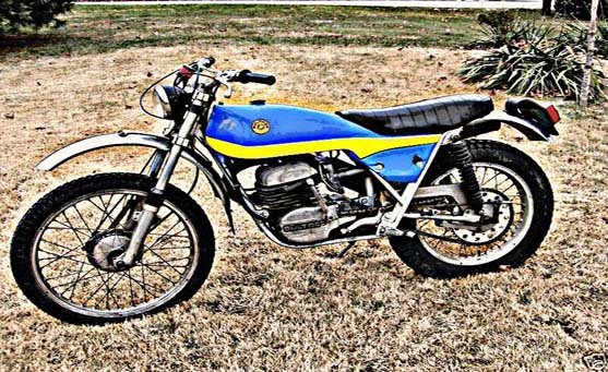 Bultaco 360 Alpine motorbike A4 Photo Print