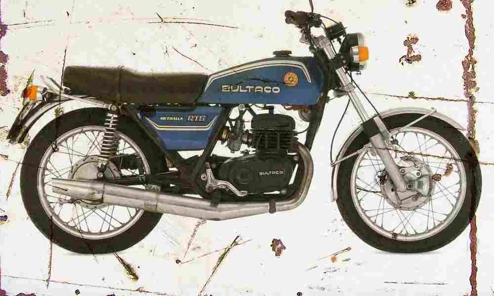 Bultaco Metralla 250 1975 Aged Vintage A4 Photo Print