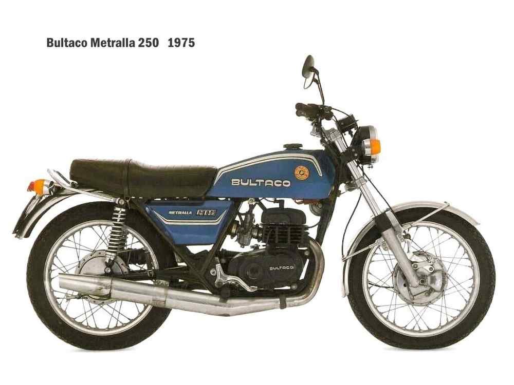 Bultaco Metralla 250 1975 motorbike A4 Photo Print