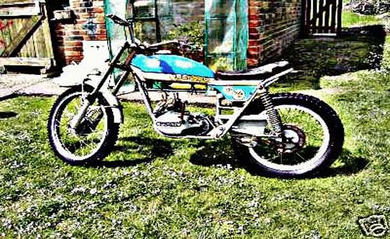 Bultaco Sherpa motorbike A4 Photo Print