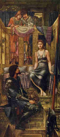 Burne Jones E 1833 1898 1934 King Cophetua & Beggar A4 Photo Print