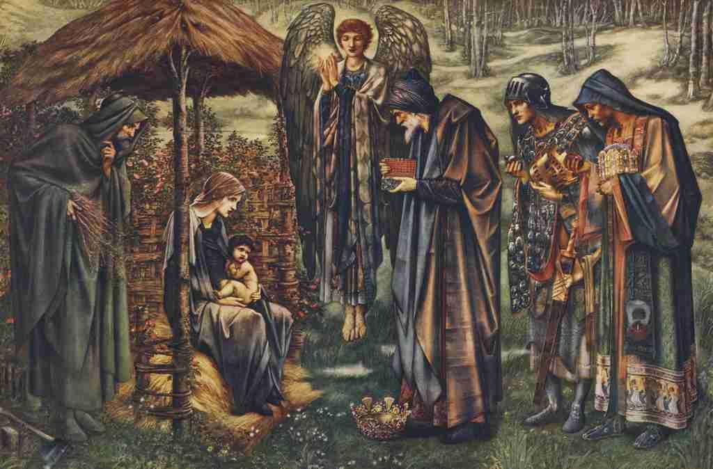 Burne Jones E 1833 1898 1934 The Star of Bethlehem A4 Photo Print