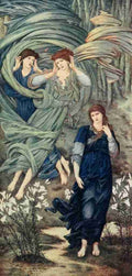 Burne Jones E 1833 1898 Burne Jones 1909 Sponsa di Libano A4 Photo Print