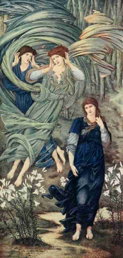 Burne Jones E 1833 1898 Burne Jones 1909 Sponsa di Libano A4 Photo Print