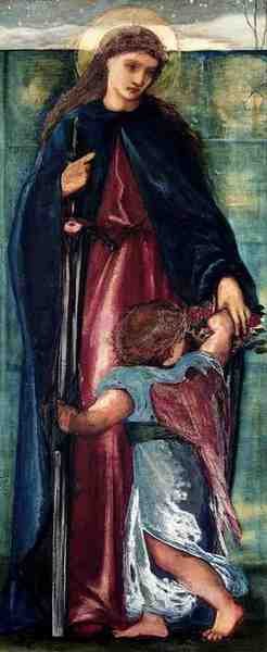 Burne Jones Sir Edward Coley Saint Dorothy A4 Photo Print