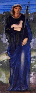 Burne Jones Sir Edward Coley St Agnes A4 Photo Print