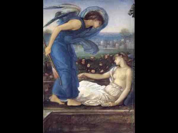 Burne Jones Sir Edward Cupid Finding Psyche A4 Photo Print