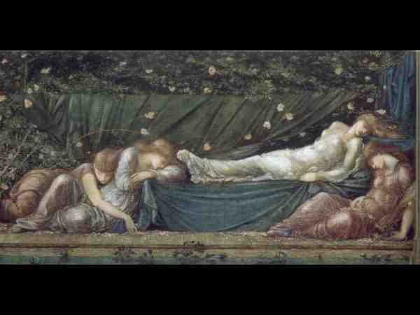 Burne Jones Sir Edward The Briar Rose The Rose Bower A4 Photo Print