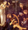 Burne Jones Sir Edward The Madness Of Sir Tristram A4 Photo Print