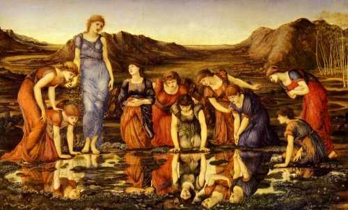 Burne Jones Sir Edward The Mirror Of Venus A4 Photo Print