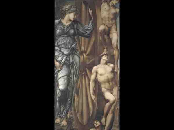 Burne Jones Sir Edward The Wheel Of Fortune A4 Photo Print