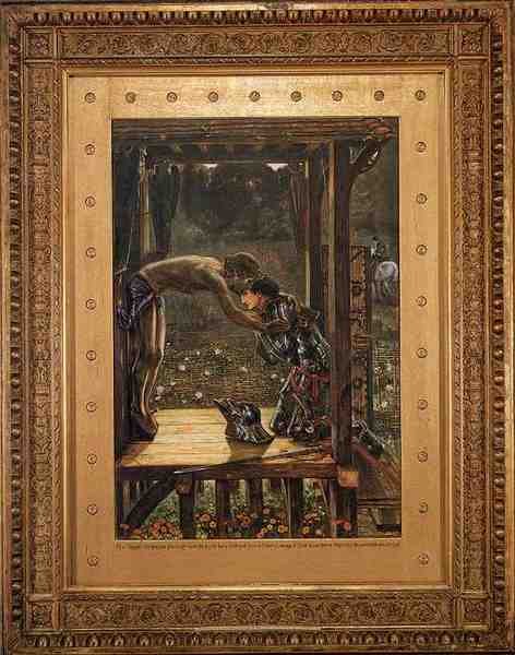 Burne Jones The Merciful Knight A4 Photo Print