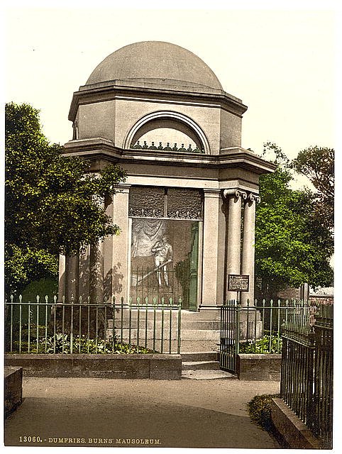 Burns Mausoleum Dumfries Vintage A4 Photo Print