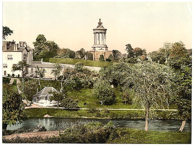 Burns Monument Ayr Vintage A4 Photo Print
