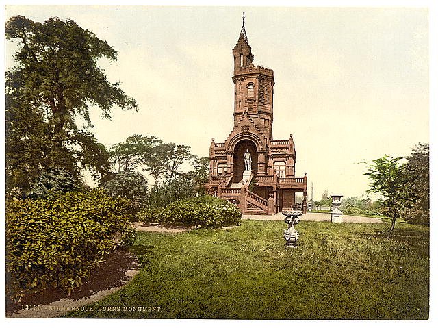 Burns Monument Kilmarnock Vintage A4 Photo Print