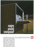 Burroughs B200 Computer Vintage Retro Advert Poster A4 Photo Print