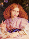 Burton Frederic William The Child Miranda 1864 Art A4 Photo Print