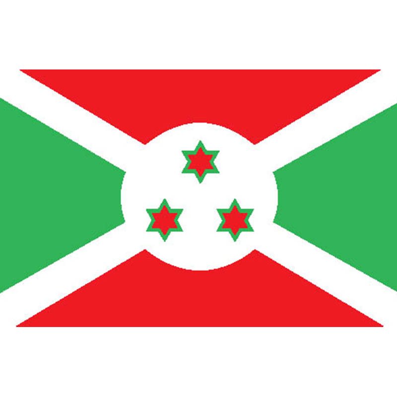 Burundi Flag N1757 A4 Photo Print