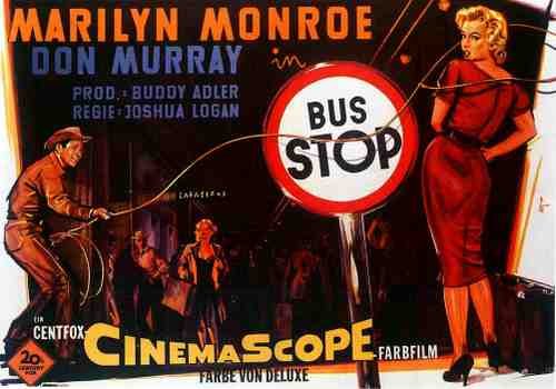  Bus Stop 02 film star poster A4 Photo Print