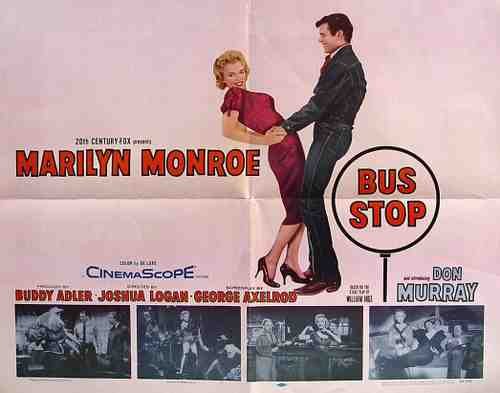  Bus Stop 03 film star poster A4 Photo Print