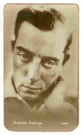 Buster Keaton Cigarette Card 2 film star poster A4 Photo Print