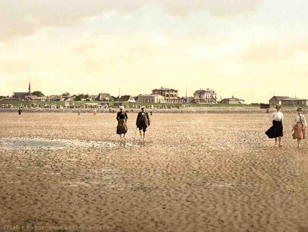 Busum Schleswig Holstein Germany Vintage A4 Photo Print